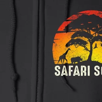 African Family Vacation Safari Squad Funny Matching Trip Full Zip Hoodie