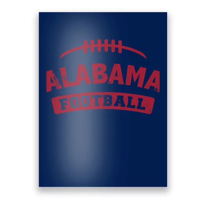 Alabama Football Vintage Distressed Poster