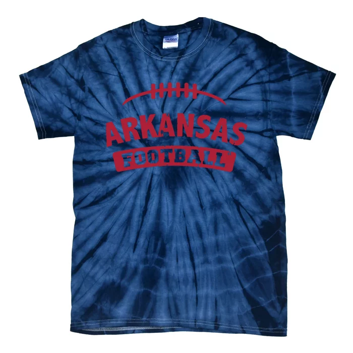 Arkansas Football Vintage Distressed Tie-Dye T-Shirt