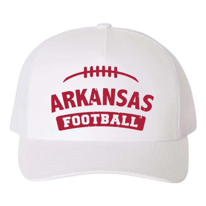 Arkansas Football Vintage Distressed Yupoong Adult 5-Panel Trucker Hat