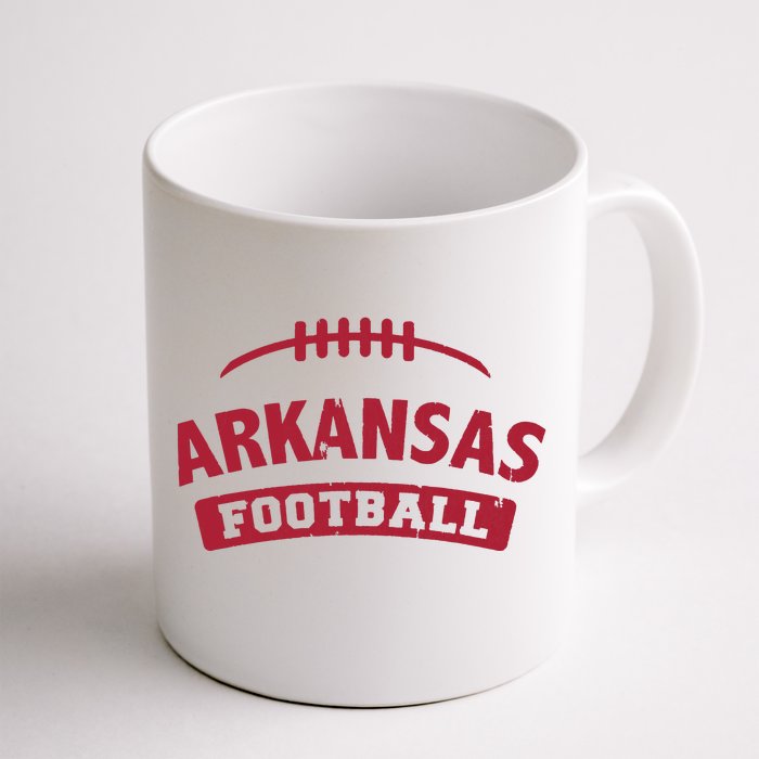 Arkansas Football Vintage Distressed Front & Back Coffee Mug