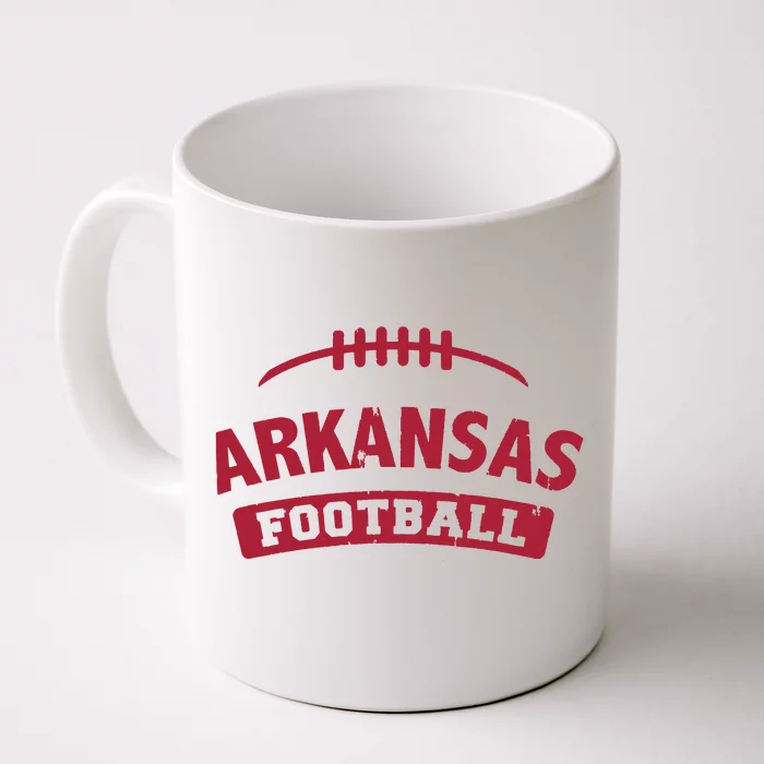 Arkansas Football Vintage Distressed Front & Back Coffee Mug