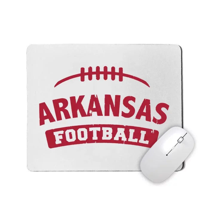 Arkansas Football Vintage Distressed Mousepad