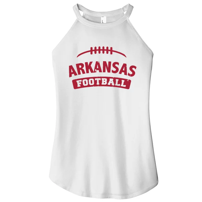 Arkansas Football Vintage Distressed Women’s Perfect Tri Rocker Tank