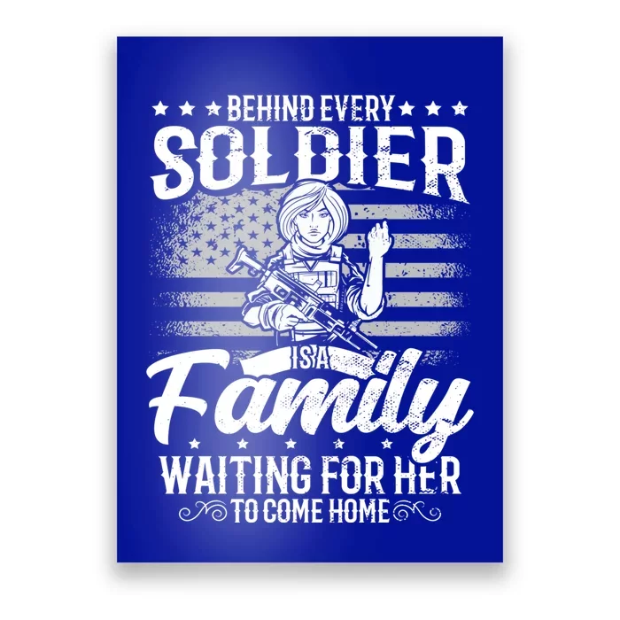 American Flag Veterans Day Patriotic Soldier Army Mom Gift Poster