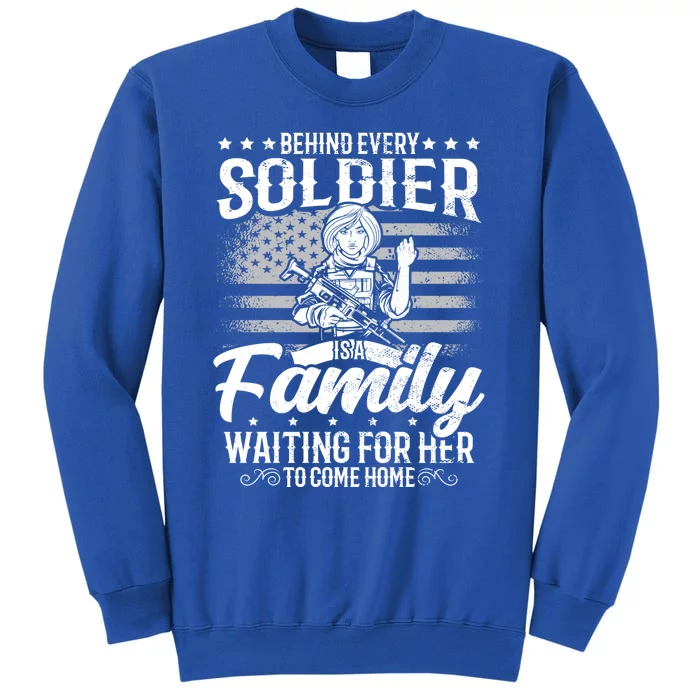 American Flag Veterans Day Patriotic Soldier Army Mom Gift Tall Sweatshirt