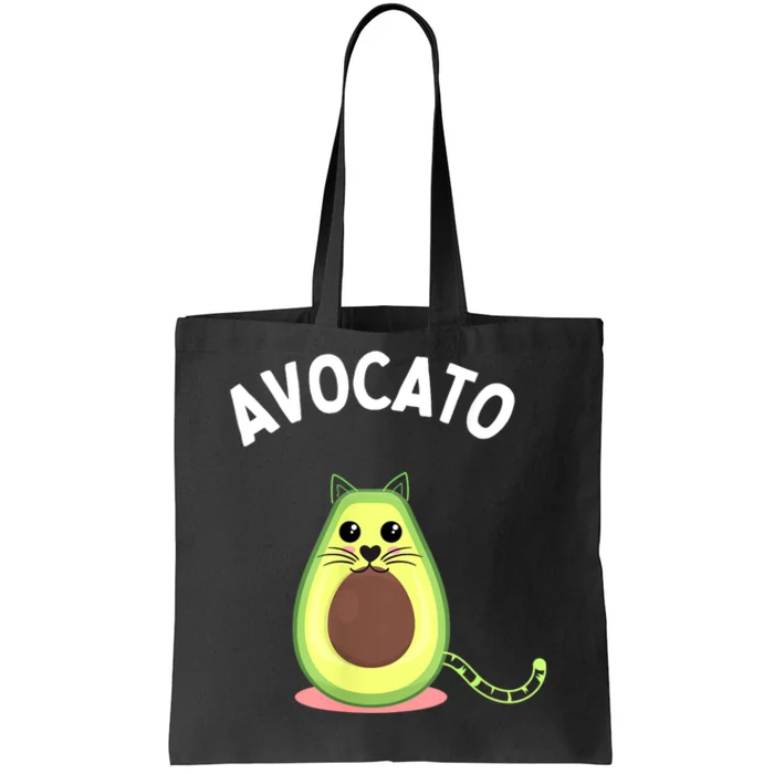 Avocato For Women Cute Cat Avocado Lover Tote Bag