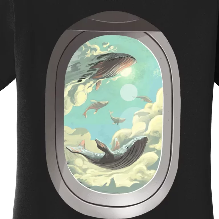 Abstract Flying Whales Women's T-Shirt