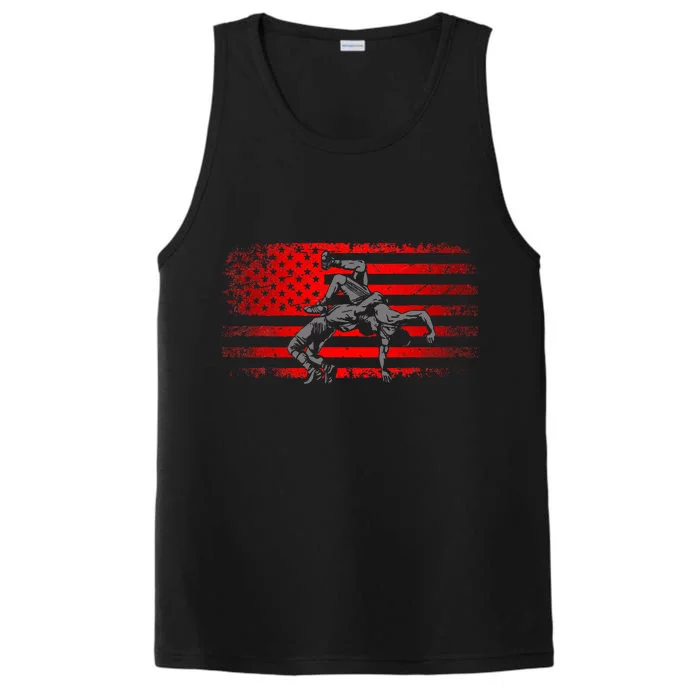 American Flag Wrestling   Wrestling Performance Tank