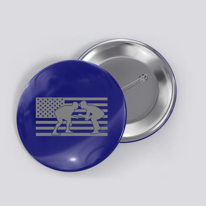 American Flag Wrestling Apparel  Wrestling Button