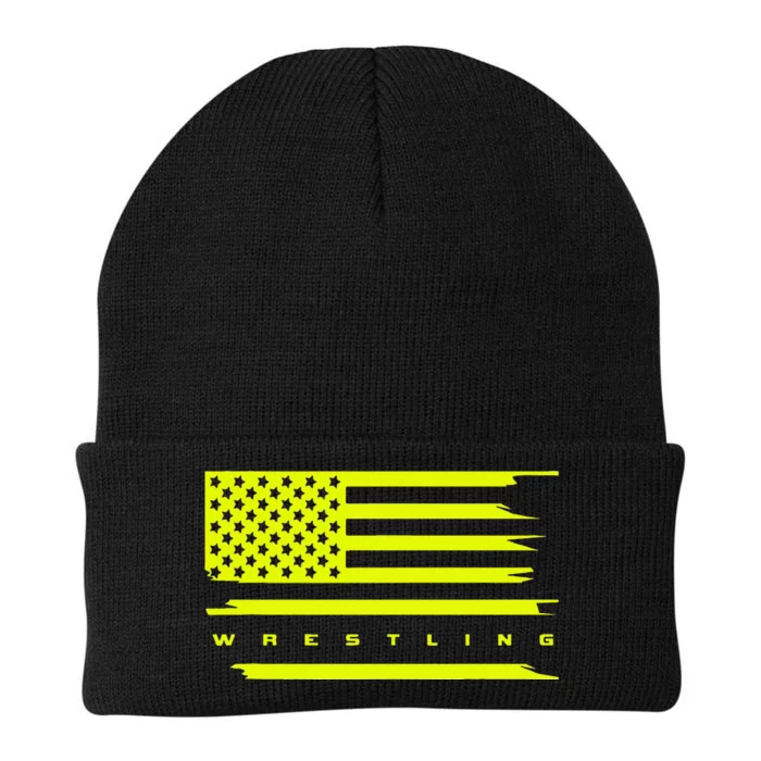 American Flag Wrestling Apparel Wrestling Knit Cap Winter Beanie