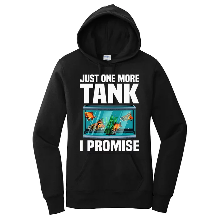 Aquarium For Women Fish Tank Fishkeeping Women's Pullover Hoodie