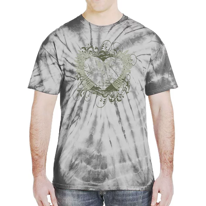 Aesthetic Fairy Wings Skeleton Alt Grunge Tie-Dye T-Shirt