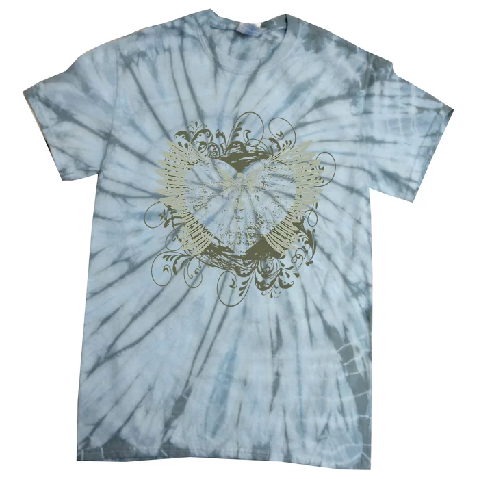 Aesthetic Fairy Wings Skeleton Alt Grunge Tie-Dye T-Shirt