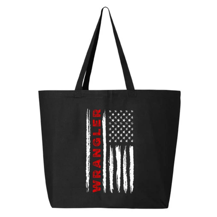 American Flag Wrangler US USA Flag 25L Jumbo Tote