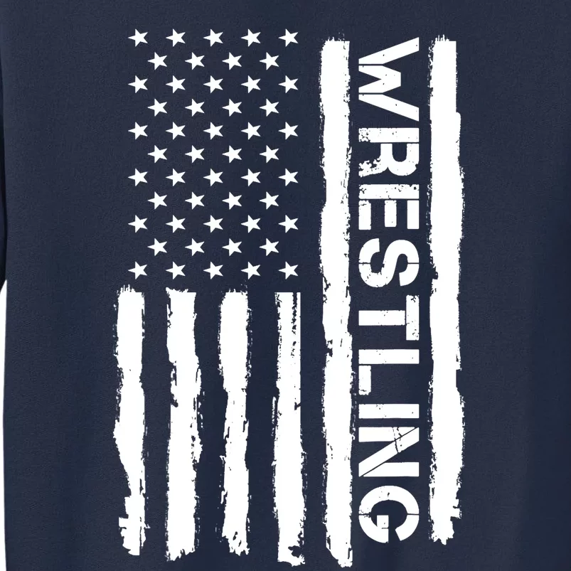 American Flag Wrestling Lovers Sport Fans Sweatshirt