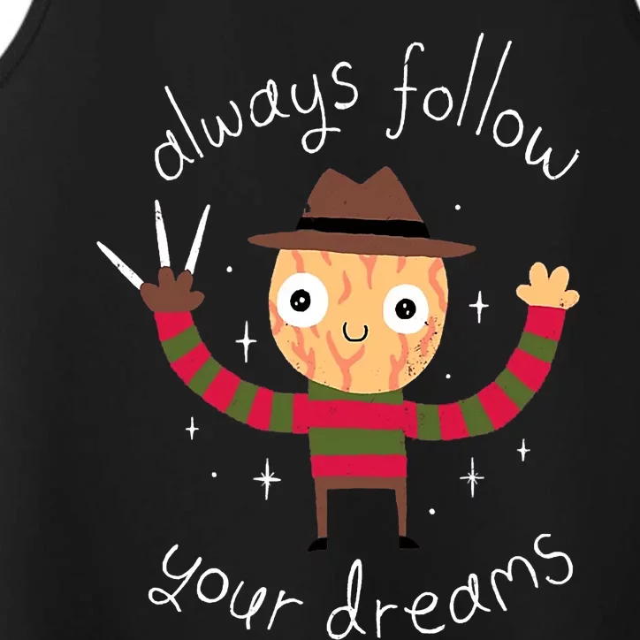 Always Follow Your Dreams Horror Character Halloween Costume Performance Tank