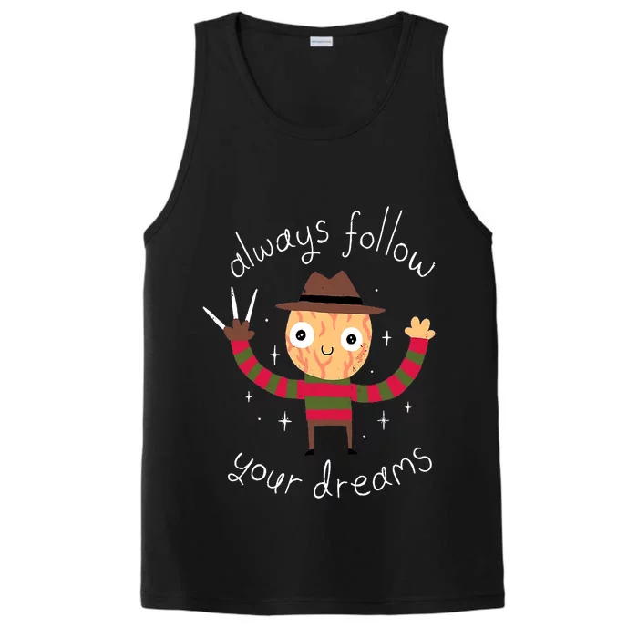 Always Follow Your Dreams Horror Character Halloween Costume Performance Tank