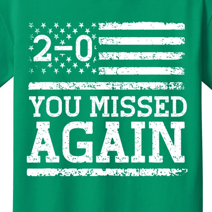 American Flag You Missed 2 0 Kids T-Shirt