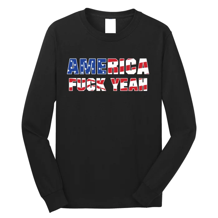 America Fuck Yeah Long Sleeve Shirt