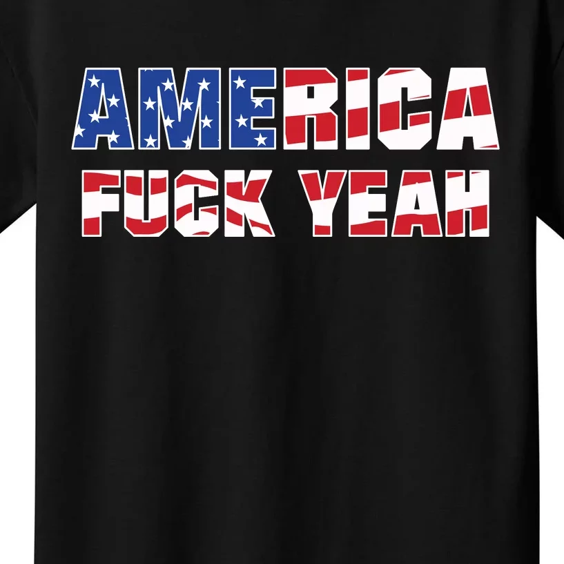 America Fuck Yeah Kids T-Shirt