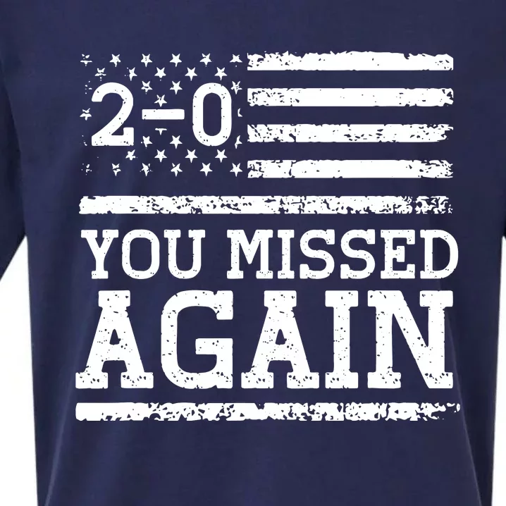 American Flag You Missed 20 Sueded Cloud Jersey T-Shirt