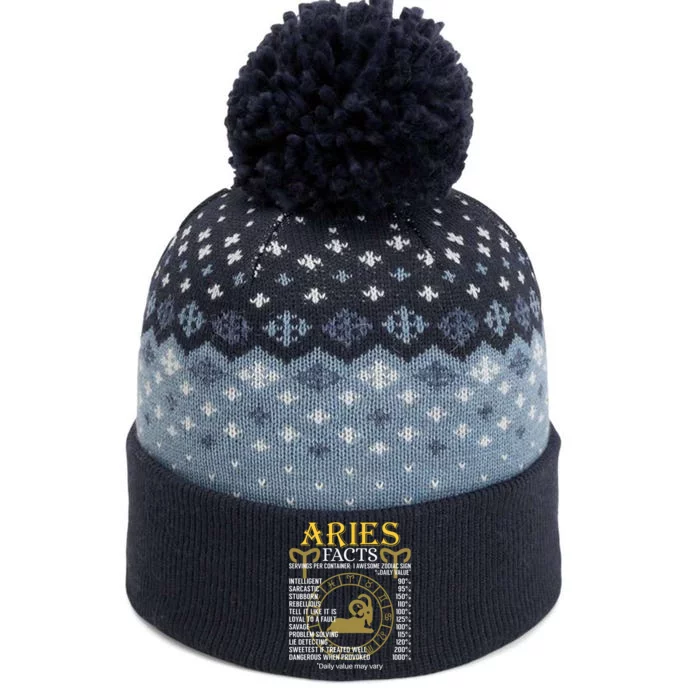 Aries Facts Zodiac Sign The Baniff Cuffed Pom Beanie