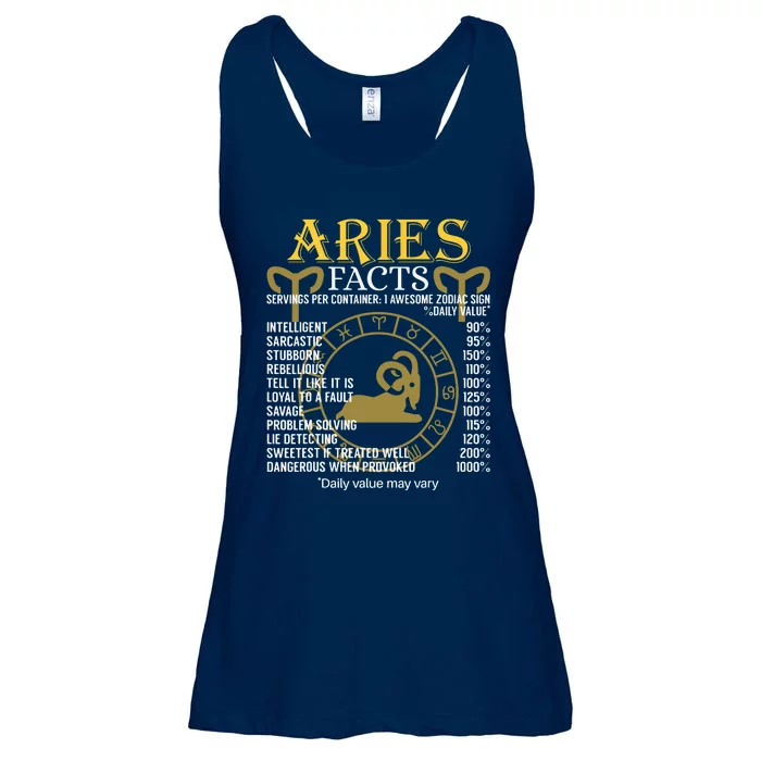 Aries Facts Zodiac Sign Ladies Essential Flowy Tank