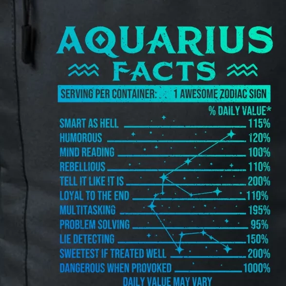 Aquarius Facts Zodiac Sign Horoscope Birthday Astrology Gift Daily Commute Backpack