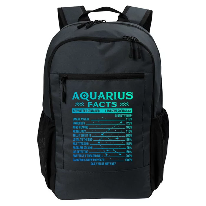 Aquarius Facts Zodiac Sign Horoscope Birthday Astrology Gift Daily Commute Backpack