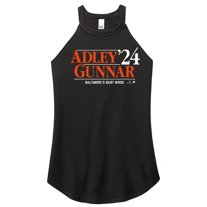 Adley Gunnar 24 Baltimore Baseball Women’s Perfect Tri Rocker Tank