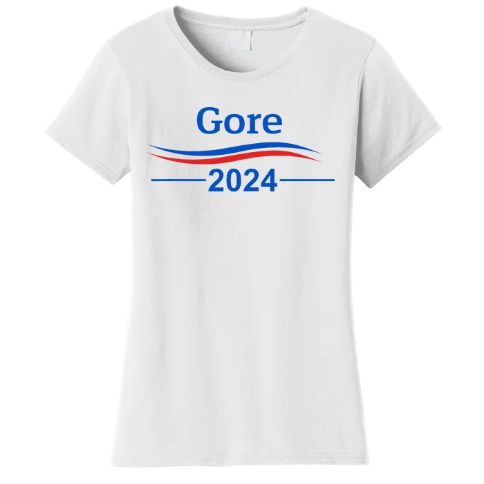 Al Gore 2024 Gore 2024 President Liberal Democrat Women's T-Shirt