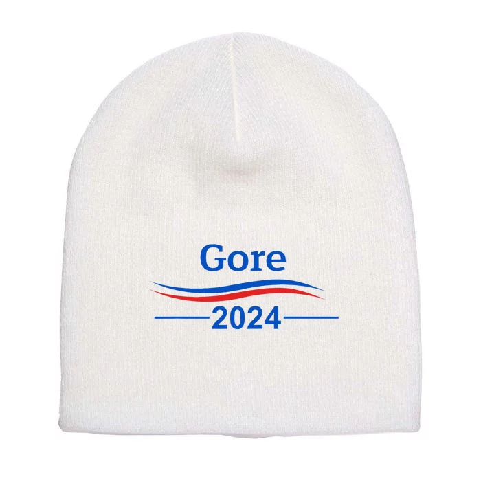 Al Gore 2024 Gore 2024 President Liberal Democrat Short Acrylic Beanie