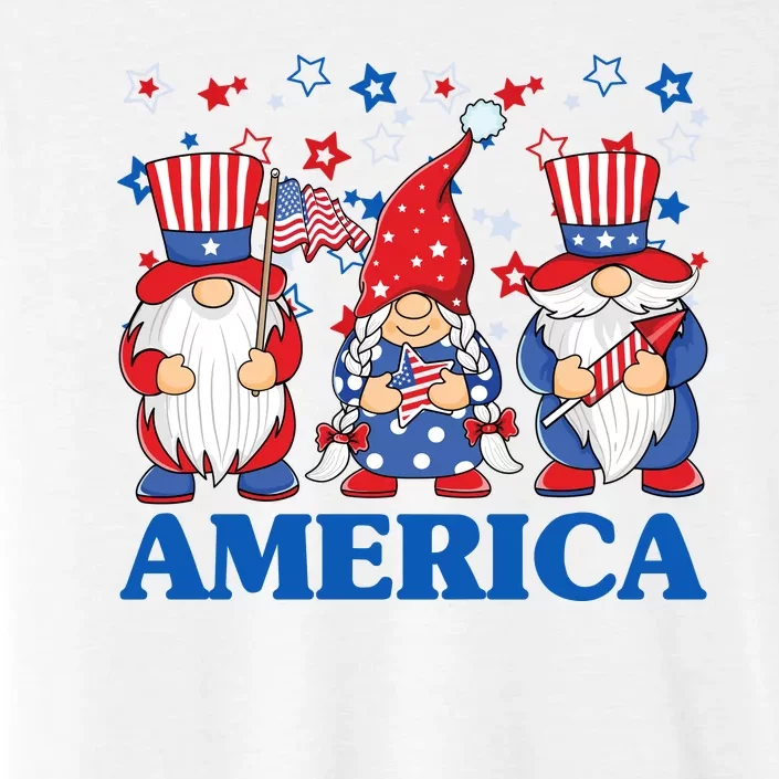 America Gnome 4th Of July Celebration ChromaSoft Performance T-Shirt