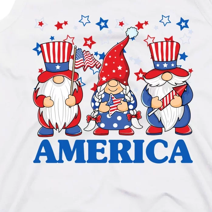 America Gnome 4th Of July Celebration Tank Top