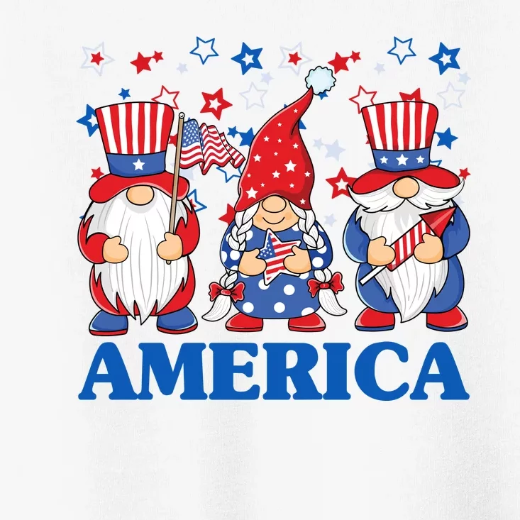 America Gnome 4th Of July Celebration Toddler T-Shirt