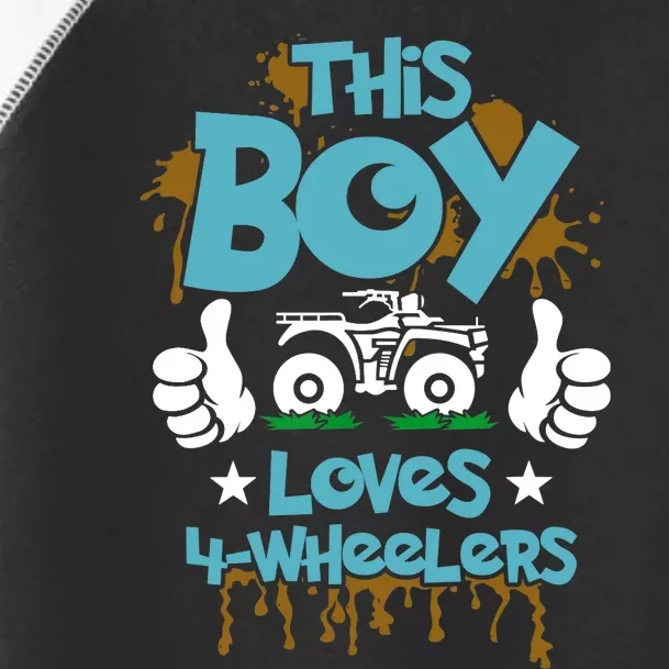 ATV Gift - 4 Wheeler For Boy - Four Wheeler Toddler Fine Jersey T-Shirt