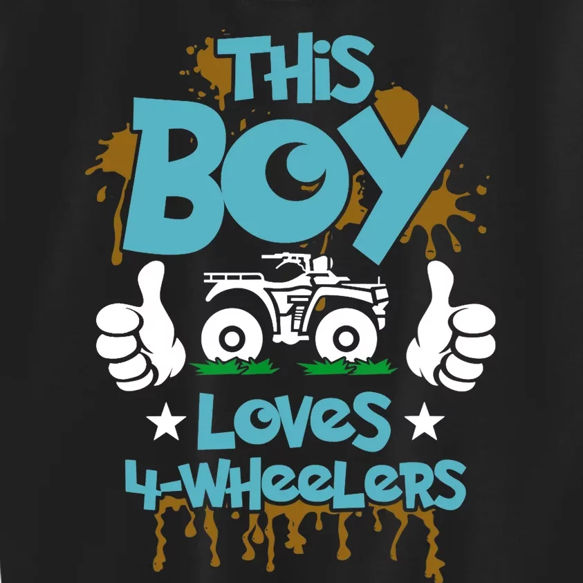 ATV Gift - 4 Wheeler For Boy - Four Wheeler Kids Sweatshirt