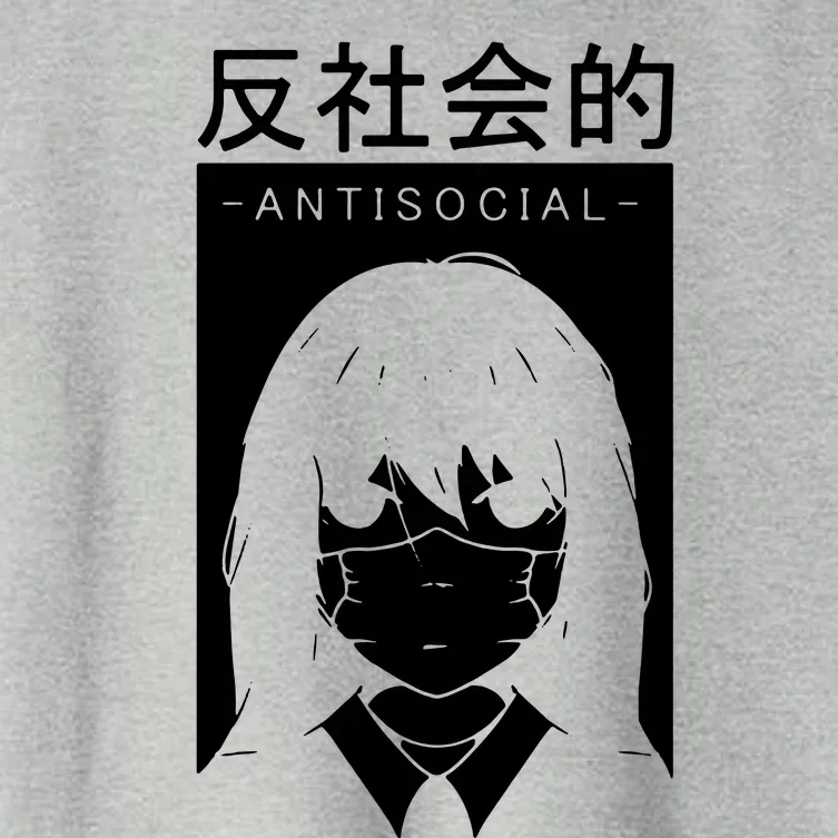 Antisocial Girl Women's Crop Top Tee