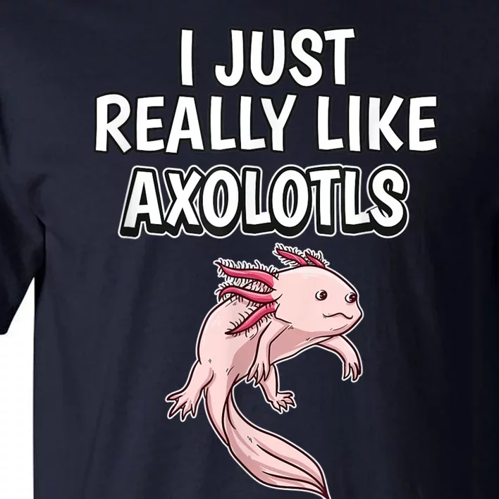 Axolotl Gift Axolotl Stuff Anatomy Of An Axolotl 26 Tall T-Shirt