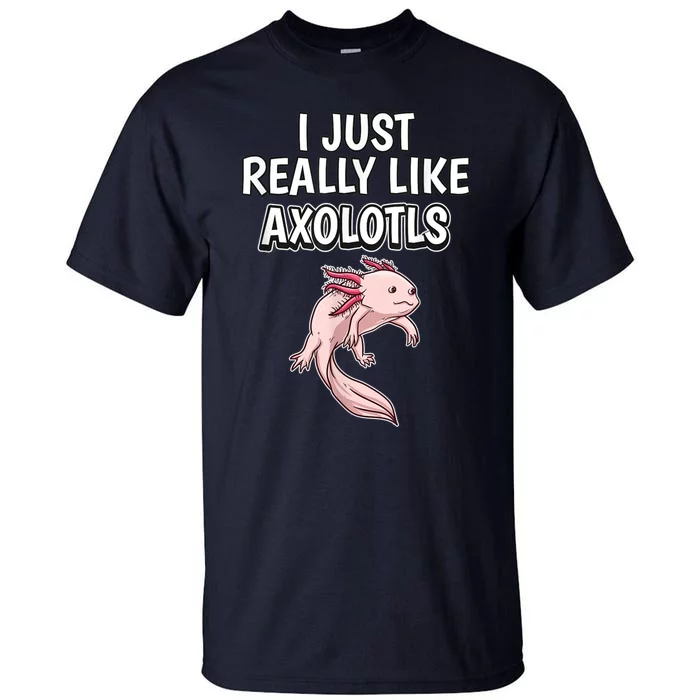 Axolotl Gift Axolotl Stuff Anatomy Of An Axolotl 26 Tall T-Shirt