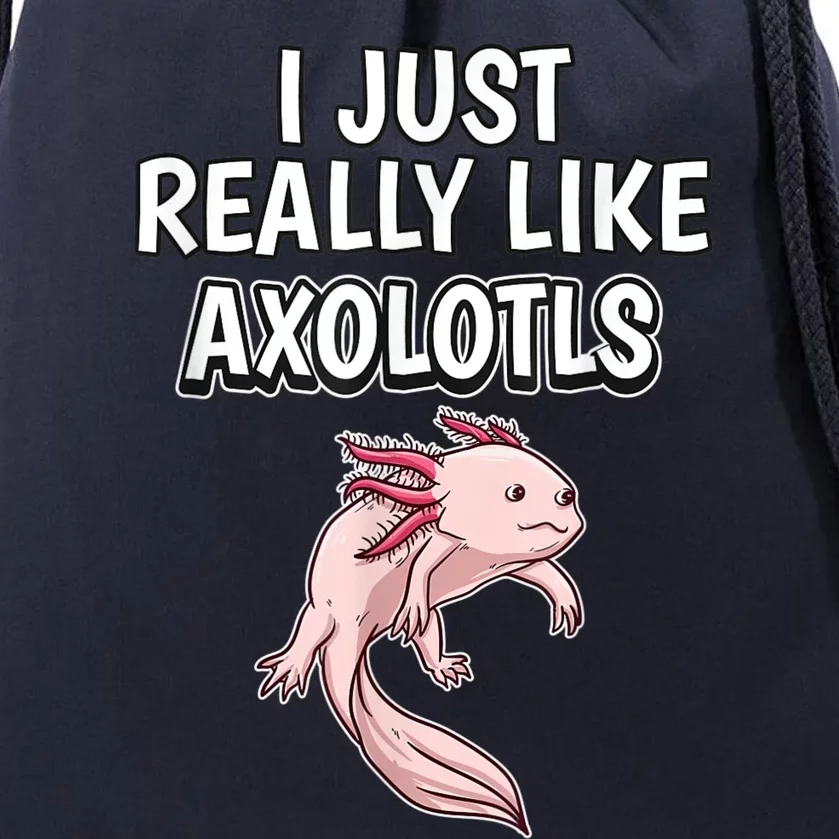 Axolotl Gift Axolotl Stuff Anatomy Of An Axolotl 26 Drawstring Bag