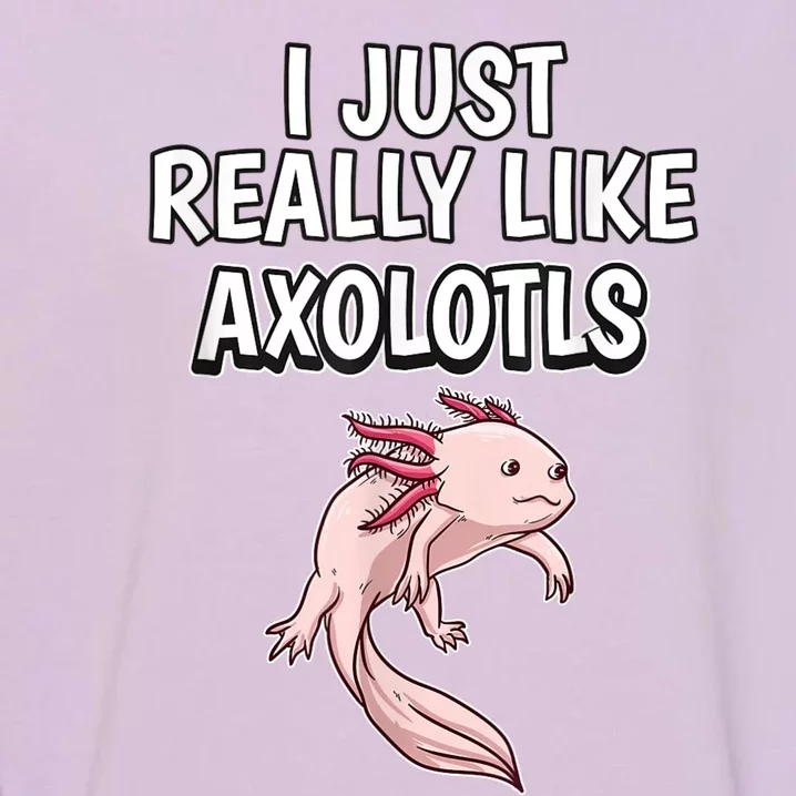 Axolotl Gift Axolotl Stuff Anatomy Of An Axolotl 26 Garment-Dyed Sweatshirt