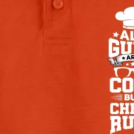 All Guys Are Cool But Chefs Rule Funny Culinary Gangster Cute Gift Dry Zone Grid Performance Polo