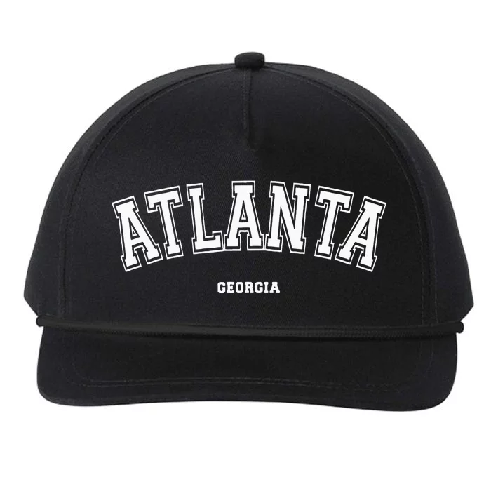 Atlanta Georgia Snapback Five-Panel Rope Hat