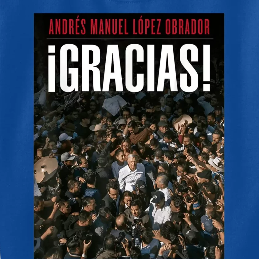 Amlo Gracias Andres Manuel Lopez Obrador Kids Sweatshirt