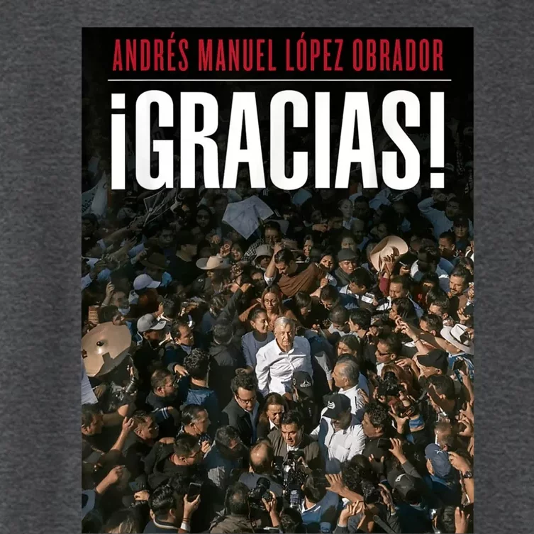 Amlo Gracias Andres Manuel Lopez Obrador Women's Crop Top Tee