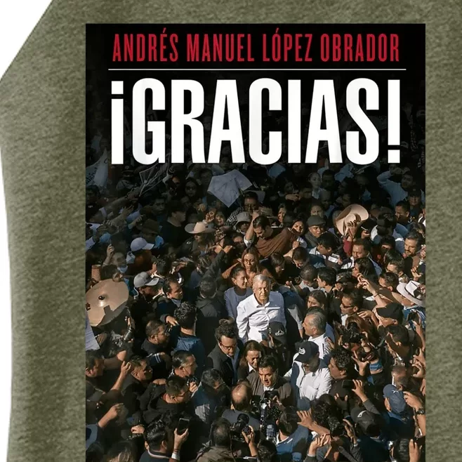 Amlo Gracias Andres Manuel Lopez Obrador Women’s Perfect Tri Rocker Tank