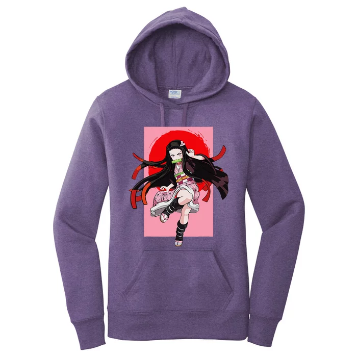 Anime Girl Aesthetic Japanese Waifu Otaku Weeb Art Japan Women's Pullover Hoodie