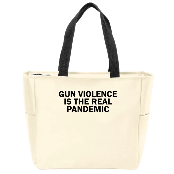 Anti Gun Awareness Day Wear Orange Enough End Gun Violence Zip Tote Bag